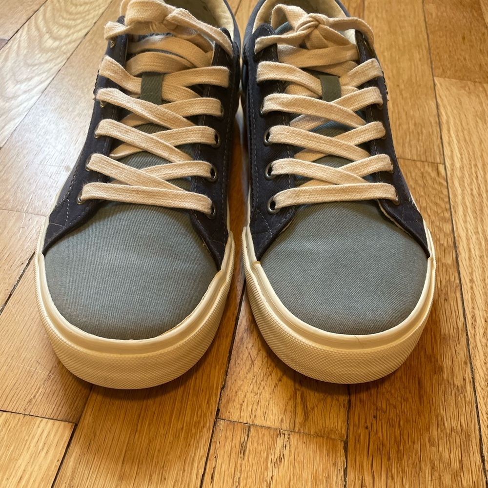 Taos Footwear Blue and Cream Sneakers - Picture 3 of 13